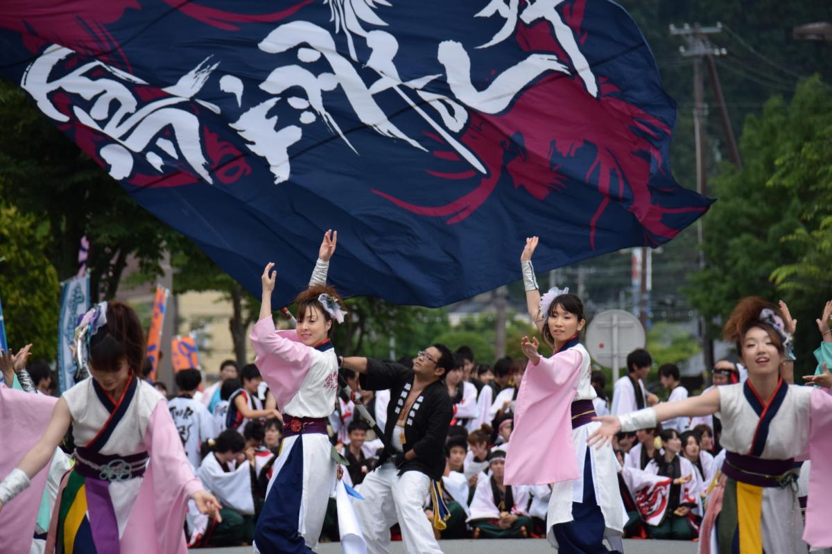 奥州前沢よさこいFesta12前編（奥州前沢よさこいフェスタ2016) 2016/07/10