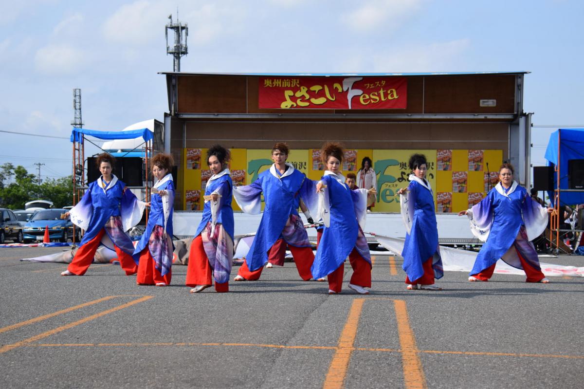 奥州前沢よさこいFesta12前編（奥州前沢よさこいフェスタ2016) 2016/07/10