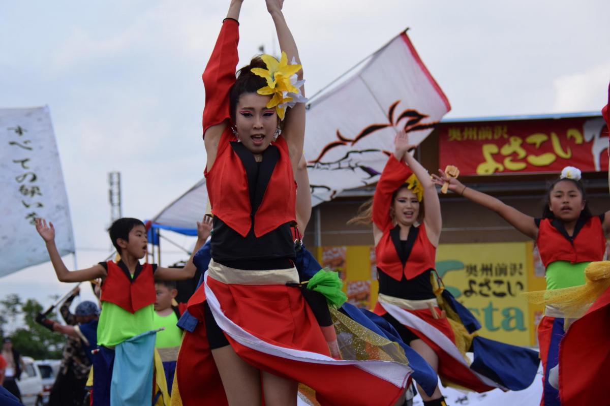 奥州前沢よさこいFesta12前編（奥州前沢よさこいフェスタ2016) 2016/07/10