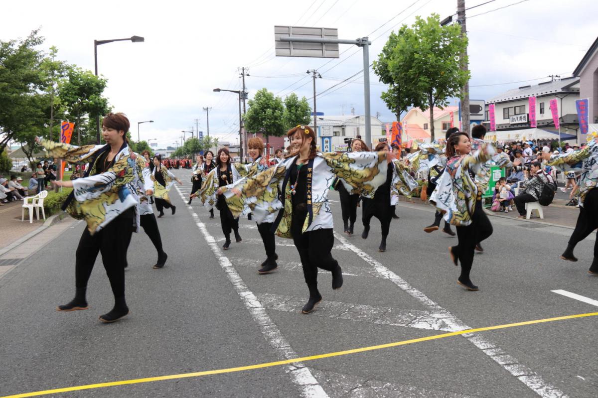 奥州前沢よさこいFesta12中編（奥州前沢よさこいフェスタ2016) 2016/07/10