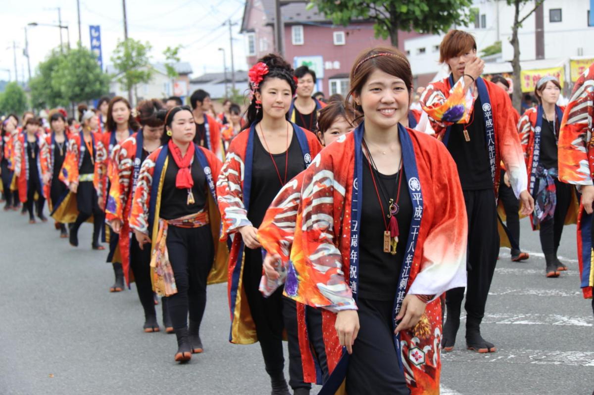 奥州前沢よさこいFesta12中編（奥州前沢よさこいフェスタ2016) 2016/07/10