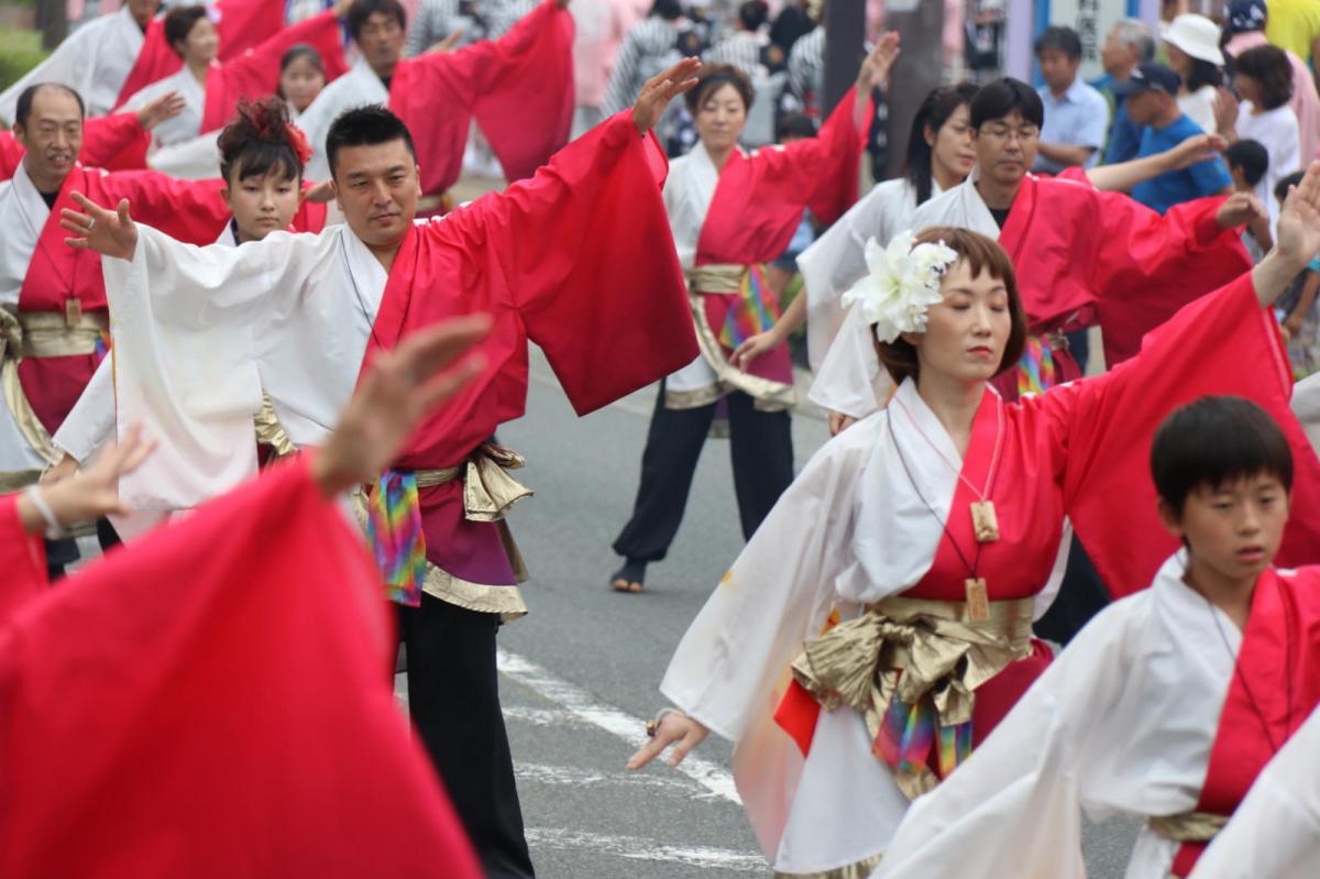 奥州前沢よさこいFesta12中編（奥州前沢よさこいフェスタ2016) 2016/07/10