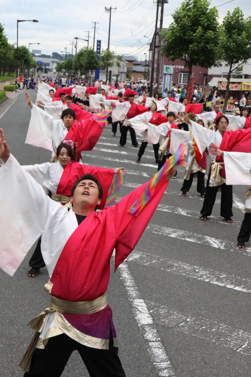 奥州前沢よさこいFesta12中編（奥州前沢よさこいフェスタ2016) 2016/07/10