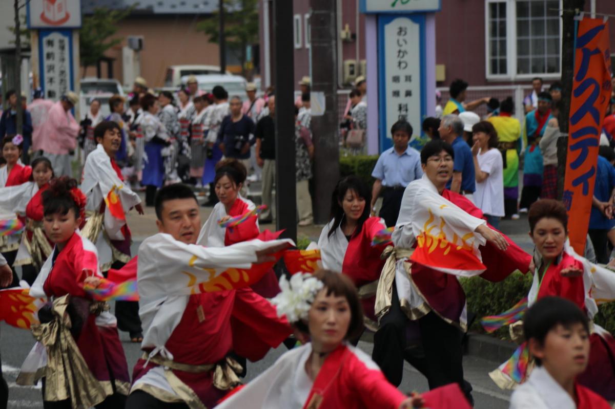 奥州前沢よさこいFesta12中編（奥州前沢よさこいフェスタ2016) 2016/07/10