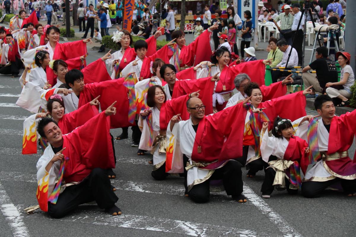 奥州前沢よさこいFesta12中編（奥州前沢よさこいフェスタ2016) 2016/07/10