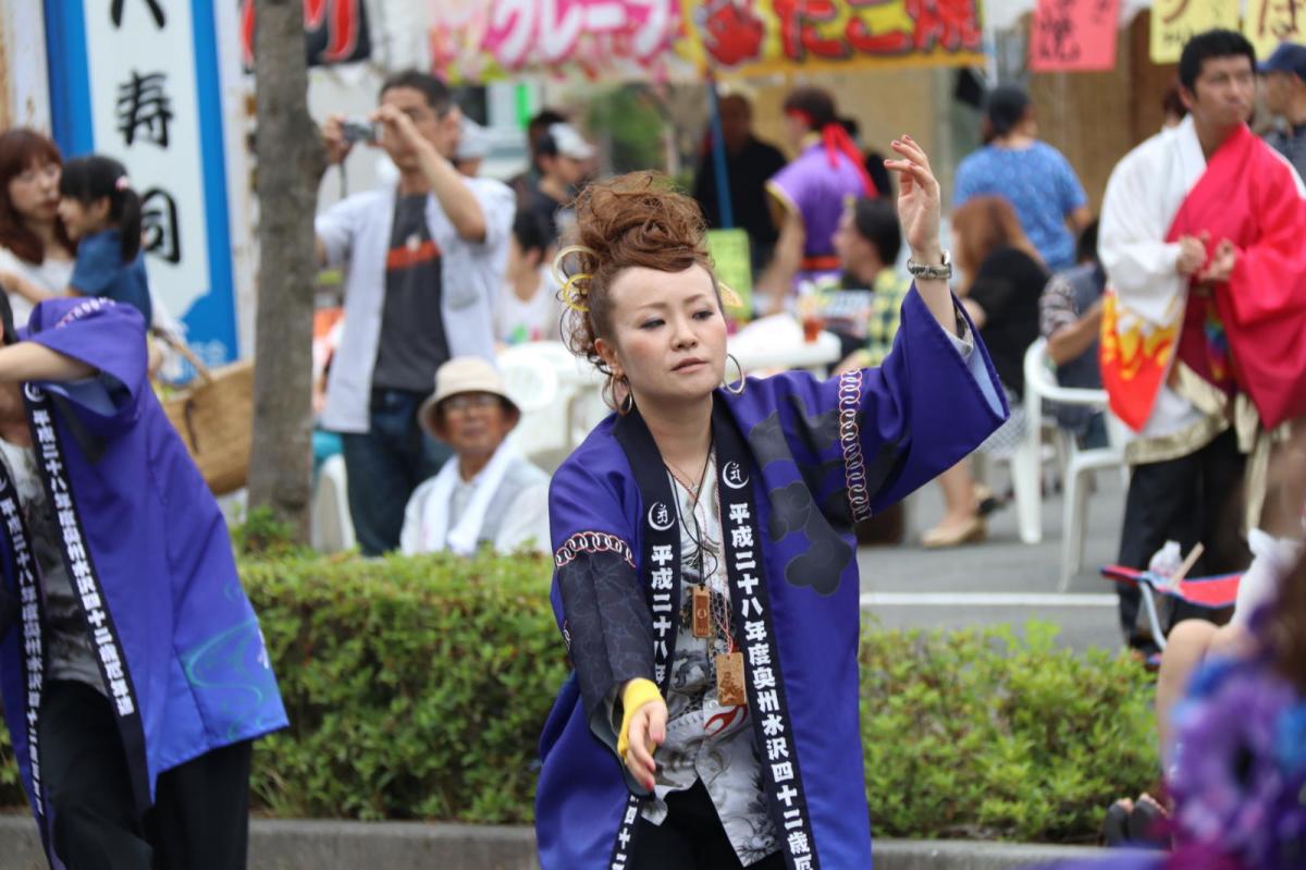 奥州前沢よさこいFesta12中編（奥州前沢よさこいフェスタ2016) 2016/07/10