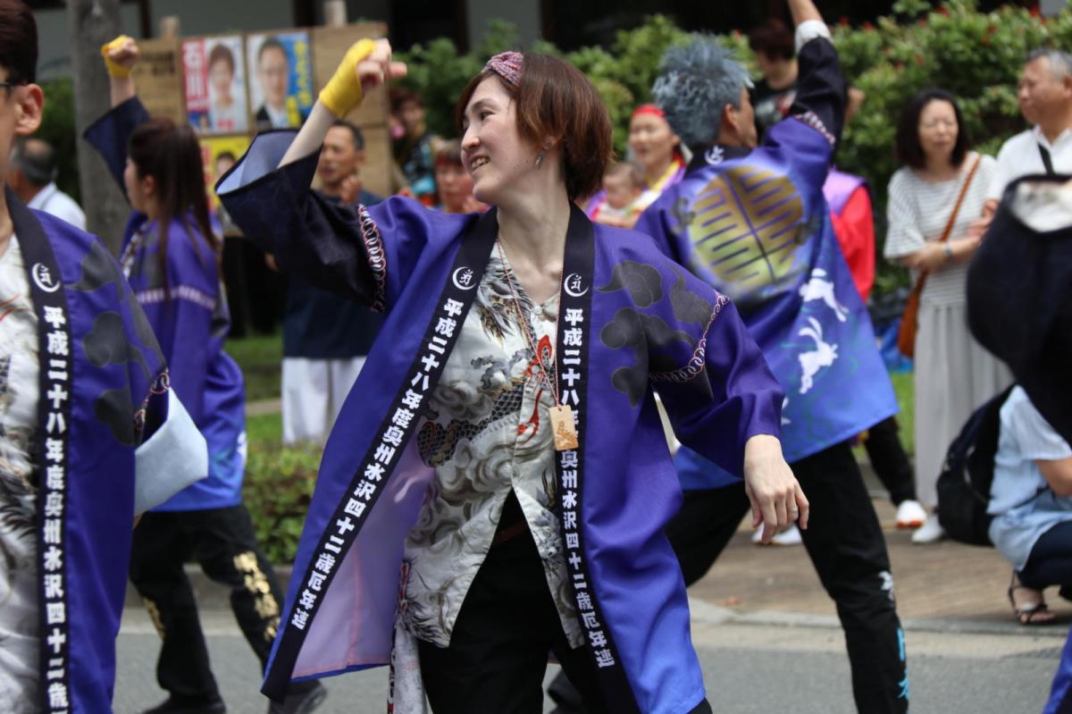 奥州前沢よさこいFesta12中編（奥州前沢よさこいフェスタ2016) 2016/07/10