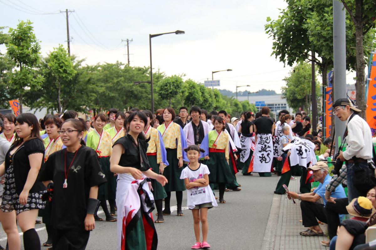 奥州前沢よさこいFesta12中編（奥州前沢よさこいフェスタ2016) 2016/07/10