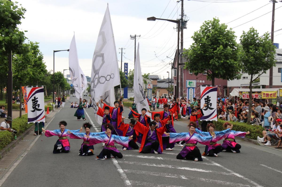 奥州前沢よさこいFesta12中編（奥州前沢よさこいフェスタ2016) 2016/07/10