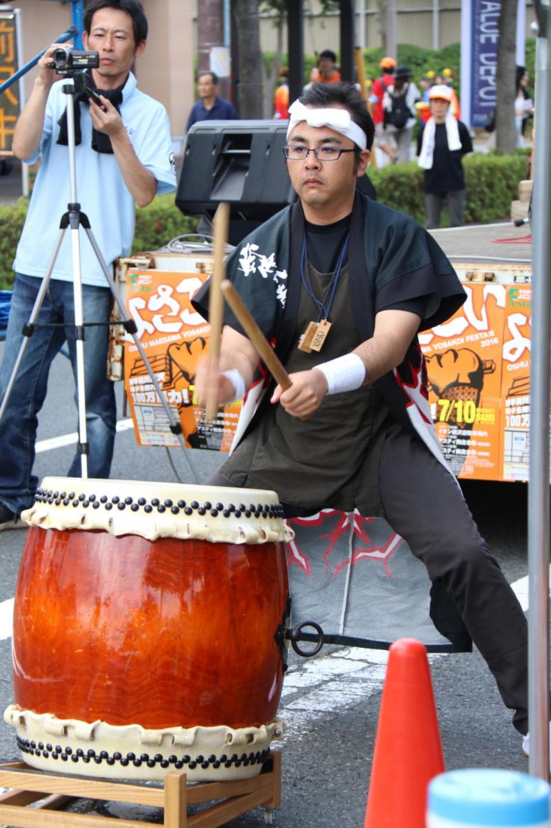 奥州前沢よさこいFesta12中編（奥州前沢よさこいフェスタ2016) 2016/07/10