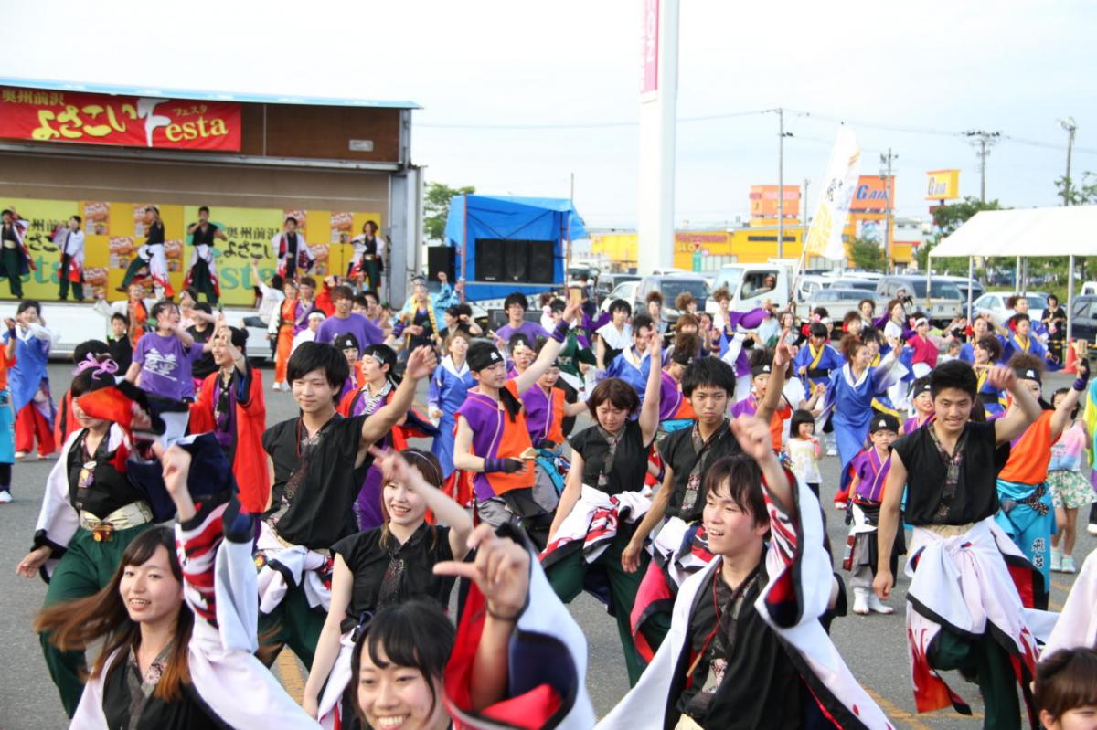 奥州前沢よさこいFesta12後編（奥州前沢よさこいフェスタ2016) 2016/07/10