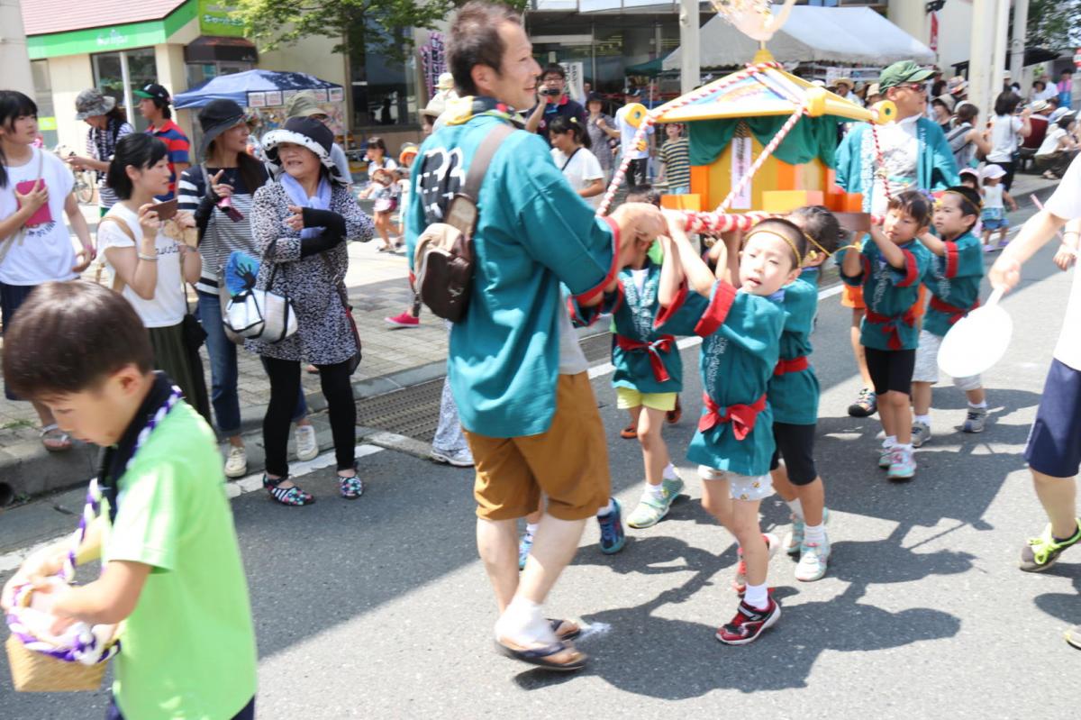 奥州水沢夏まつり2016 子供みこし・地方太鼓・干支和まつり・水沢ざっつぁかまつり 2016/08/06