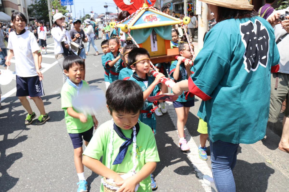 奥州水沢夏まつり2016 子供みこし・地方太鼓・干支和まつり・水沢ざっつぁかまつり 2016/08/06