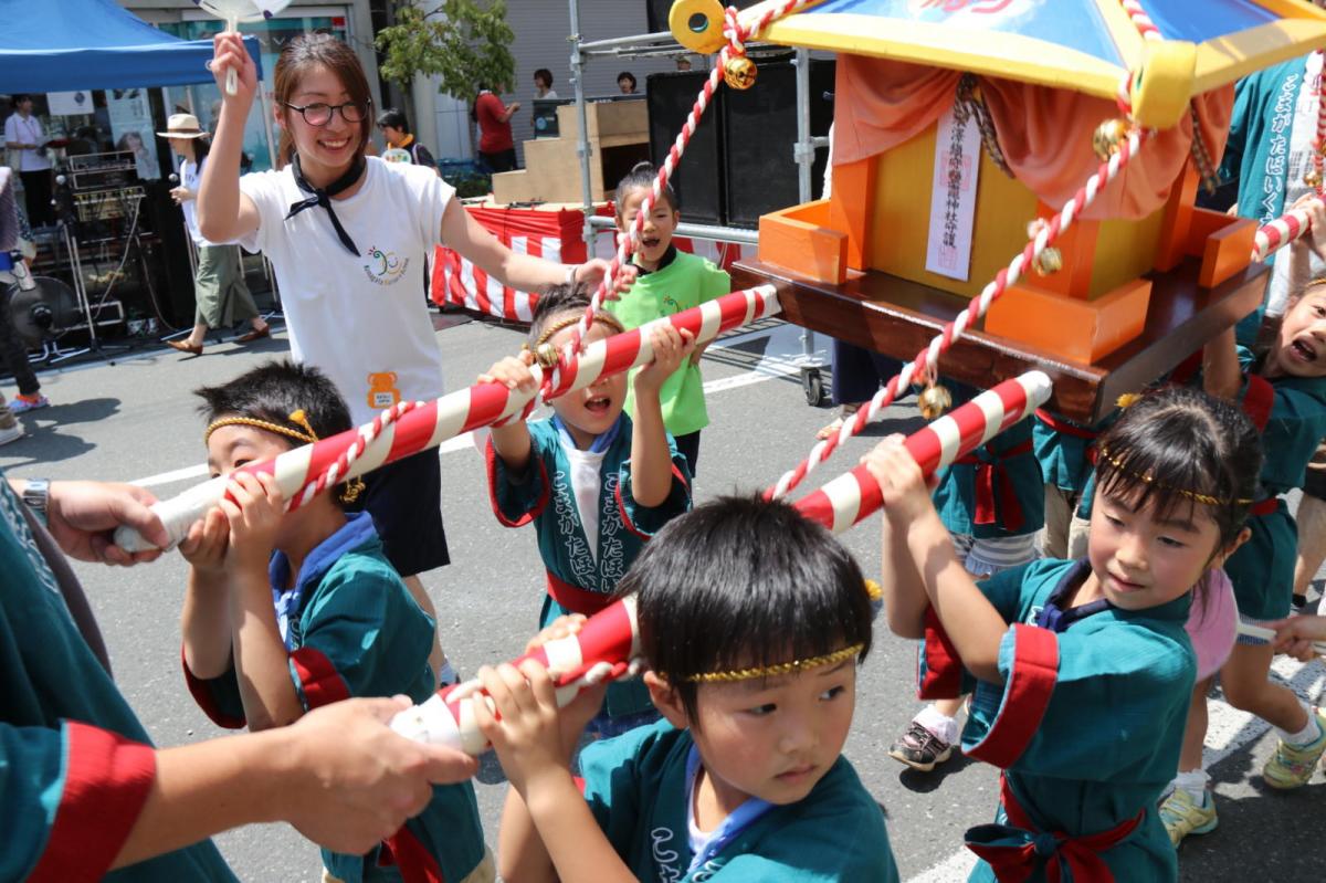 奥州水沢夏まつり2016 子供みこし・地方太鼓・干支和まつり・水沢ざっつぁかまつり 2016/08/06