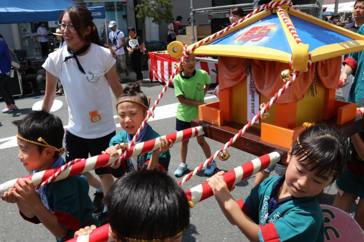 奥州水沢夏まつり2016 子供みこし・地方太鼓・干支和まつり・水沢ざっつぁかまつり 2016/08/06