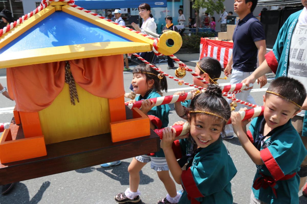 奥州水沢夏まつり2016 子供みこし・地方太鼓・干支和まつり・水沢ざっつぁかまつり 2016/08/06