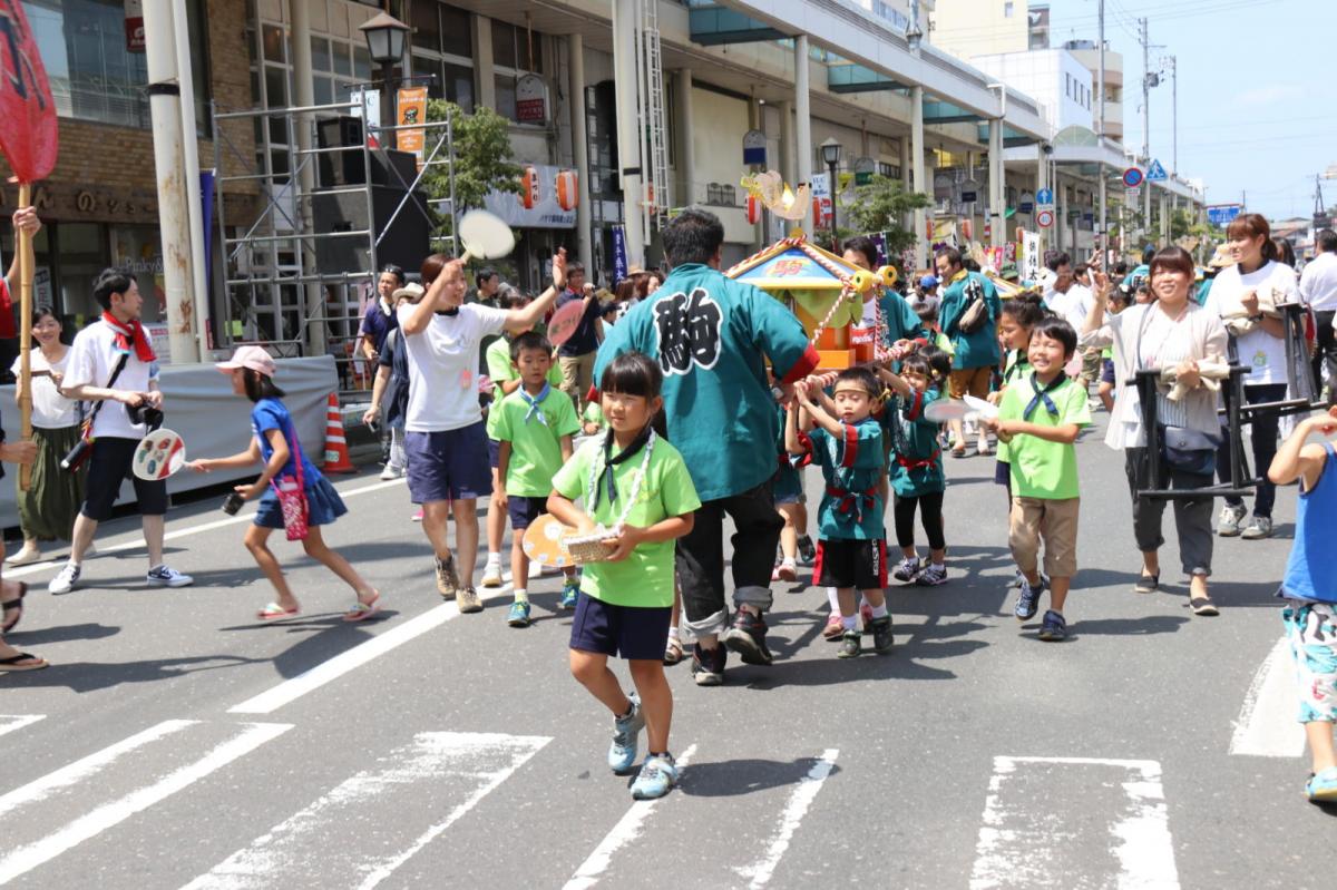奥州水沢夏まつり2016 子供みこし・地方太鼓・干支和まつり・水沢ざっつぁかまつり 2016/08/06