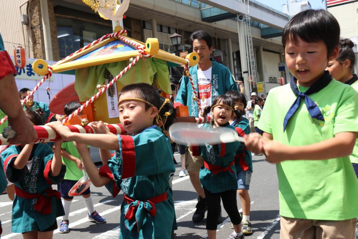奥州水沢夏まつり2016 子供みこし・地方太鼓・干支和まつり・水沢ざっつぁかまつり 2016/08/06