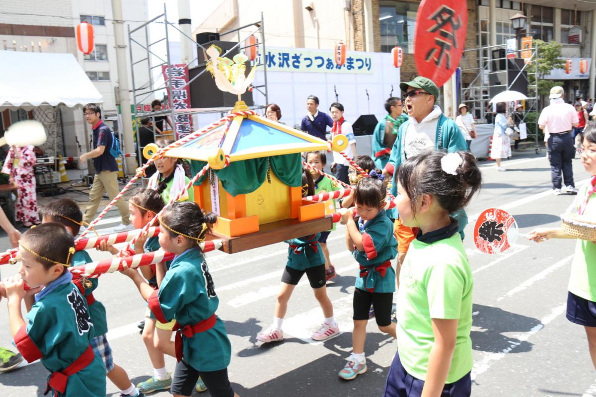 奥州水沢夏まつり2016 子供みこし・地方太鼓・干支和まつり・水沢ざっつぁかまつり 2016/08/06