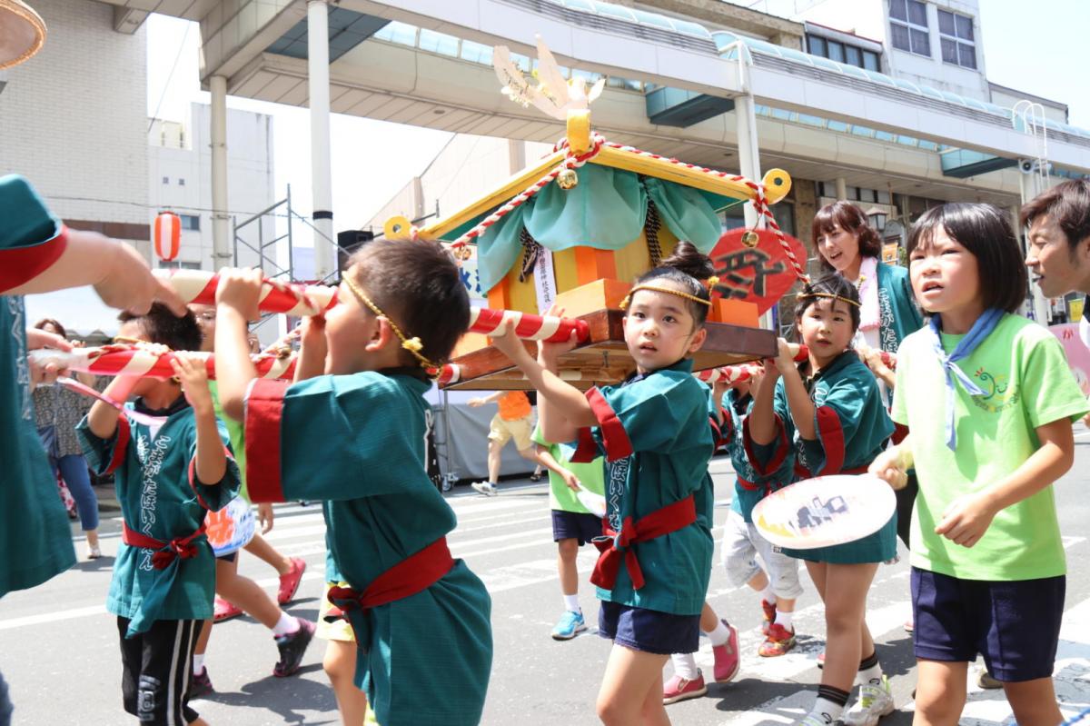 奥州水沢夏まつり2016 子供みこし・地方太鼓・干支和まつり・水沢ざっつぁかまつり 2016/08/06