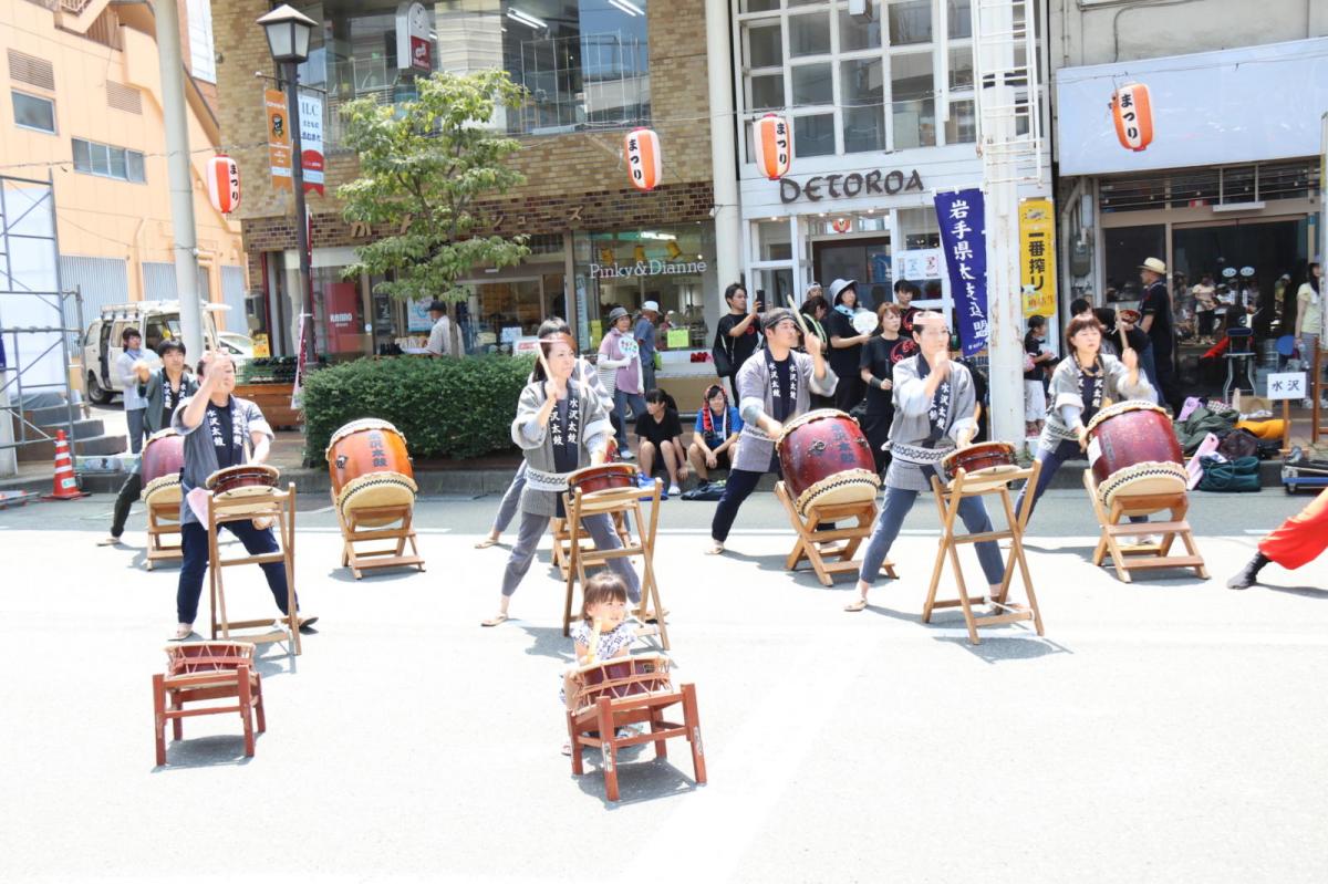 奥州水沢夏まつり2016 子供みこし・地方太鼓・干支和まつり・水沢ざっつぁかまつり 2016/08/06