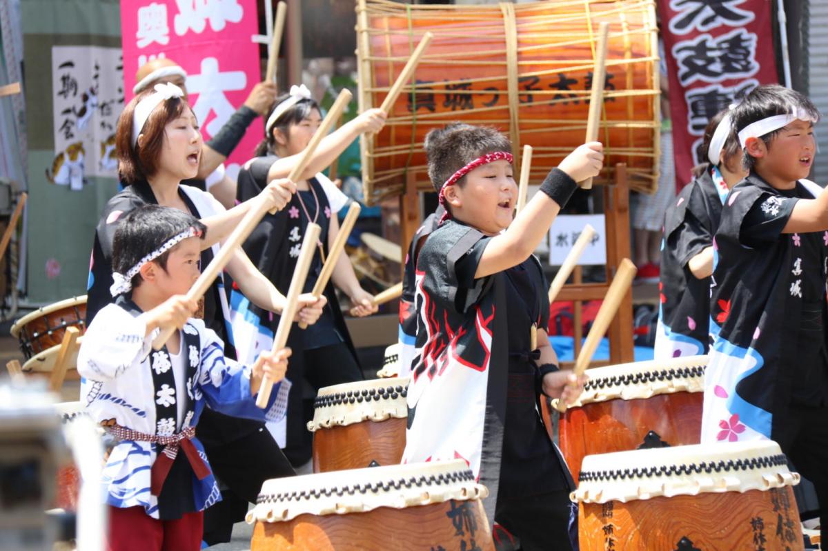 奥州水沢夏まつり2016 子供みこし・地方太鼓・干支和まつり・水沢ざっつぁかまつり 2016/08/06
