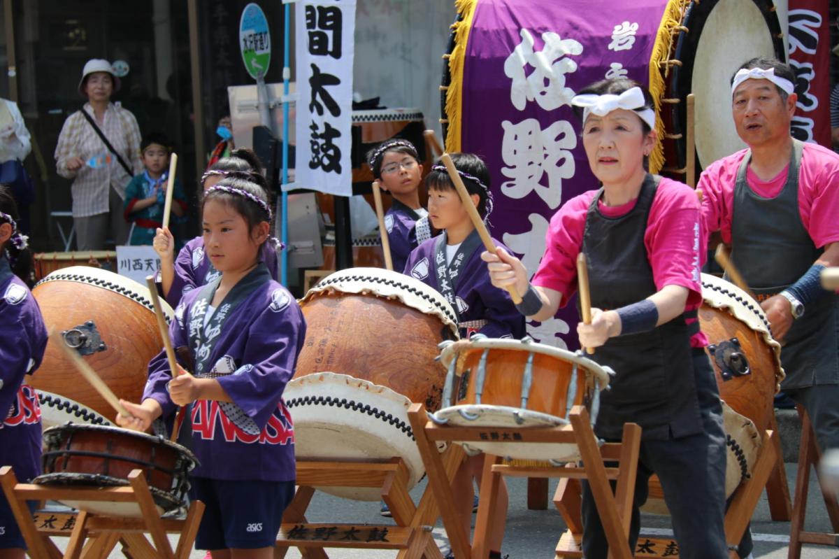 奥州水沢夏まつり2016 子供みこし・地方太鼓・干支和まつり・水沢ざっつぁかまつり 2016/08/06