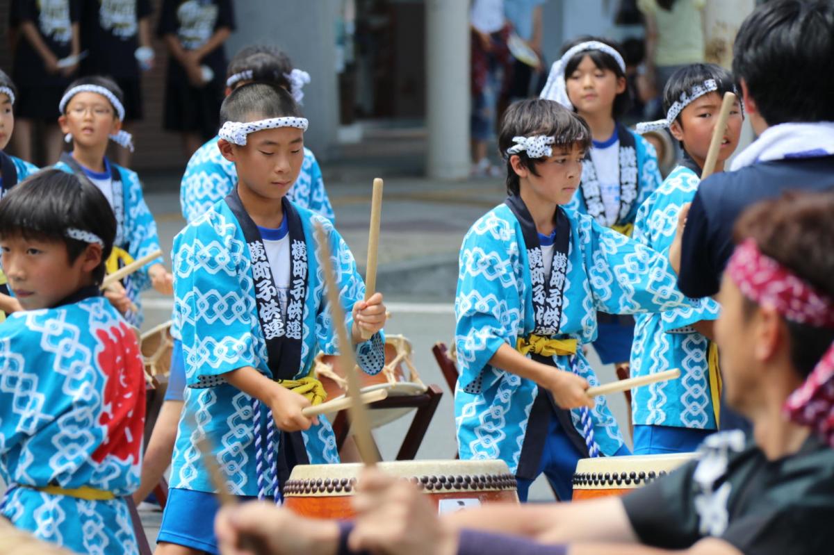 奥州水沢夏まつり2016 子供みこし・地方太鼓・干支和まつり・水沢ざっつぁかまつり 2016/08/06