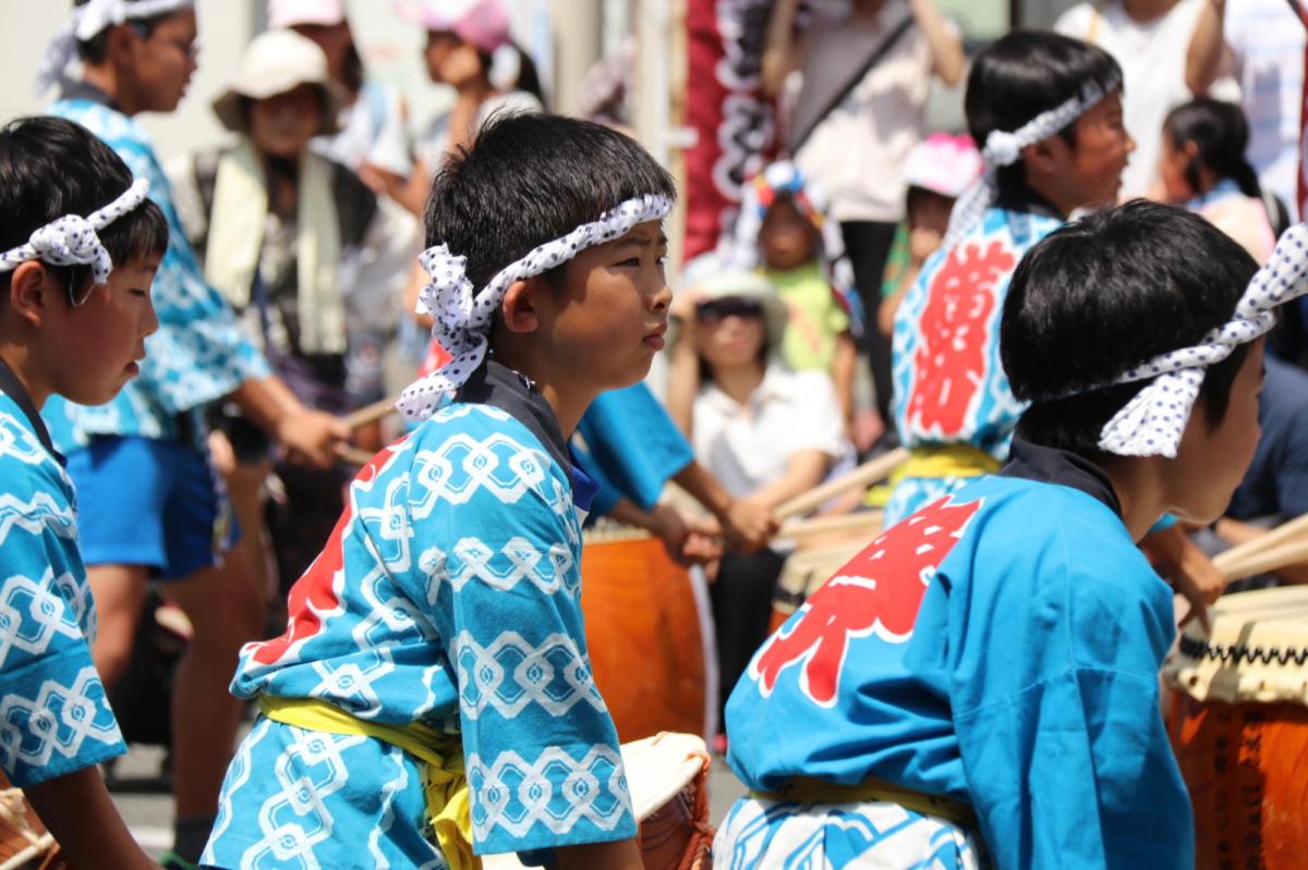 奥州水沢夏まつり2016 子供みこし・地方太鼓・干支和まつり・水沢ざっつぁかまつり 2016/08/06