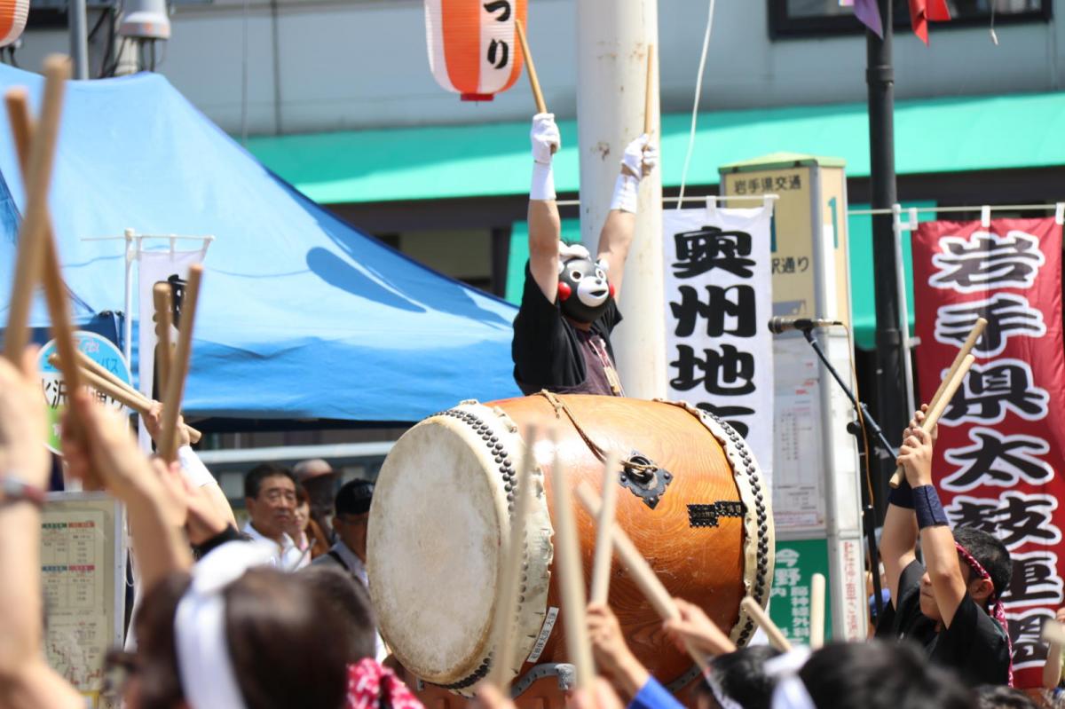 奥州水沢夏まつり2016 子供みこし・地方太鼓・干支和まつり・水沢ざっつぁかまつり 2016/08/06
