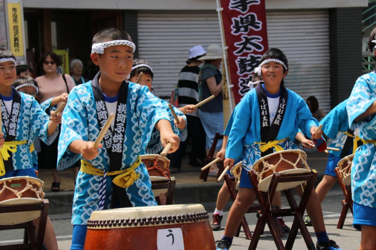 奥州水沢夏まつり2016 子供みこし・地方太鼓・干支和まつり・水沢ざっつぁかまつり 2016/08/06