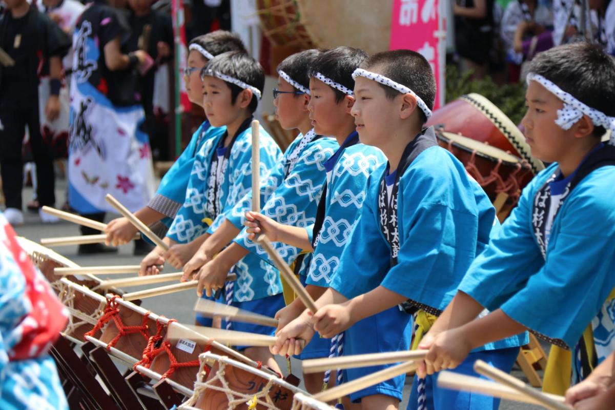 奥州水沢夏まつり2016 子供みこし・地方太鼓・干支和まつり・水沢ざっつぁかまつり 2016/08/06