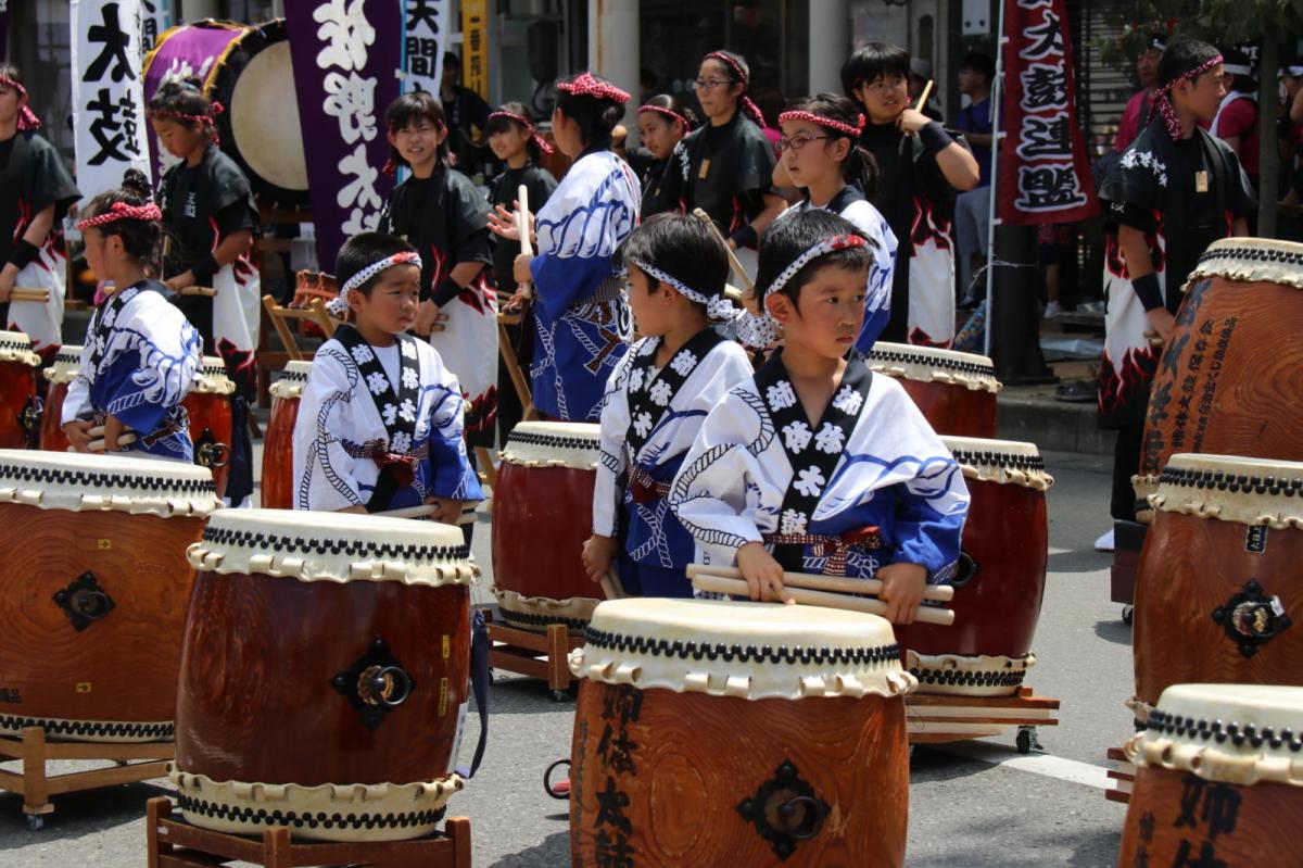 奥州水沢夏まつり2016 子供みこし・地方太鼓・干支和まつり・水沢ざっつぁかまつり 2016/08/06