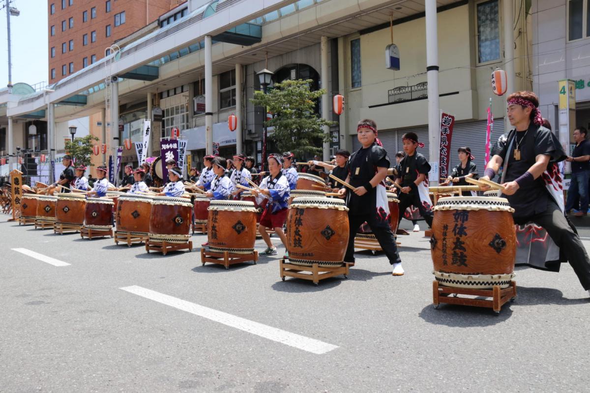 奥州水沢夏まつり2016 子供みこし・地方太鼓・干支和まつり・水沢ざっつぁかまつり 2016/08/06