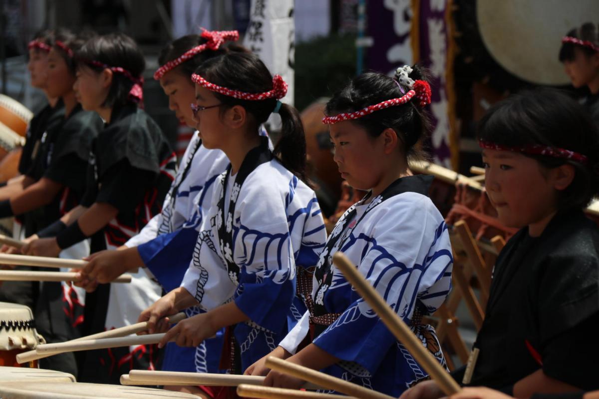 奥州水沢夏まつり2016 子供みこし・地方太鼓・干支和まつり・水沢ざっつぁかまつり 2016/08/06