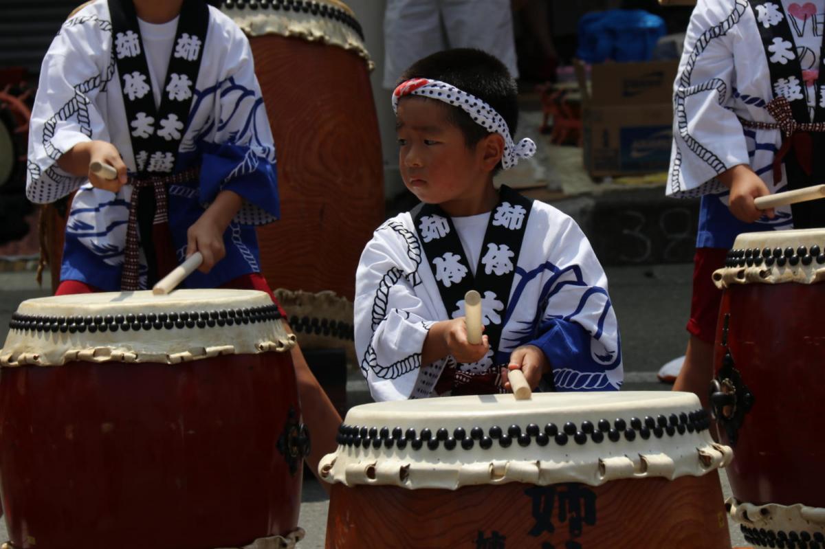 奥州水沢夏まつり2016 子供みこし・地方太鼓・干支和まつり・水沢ざっつぁかまつり 2016/08/06