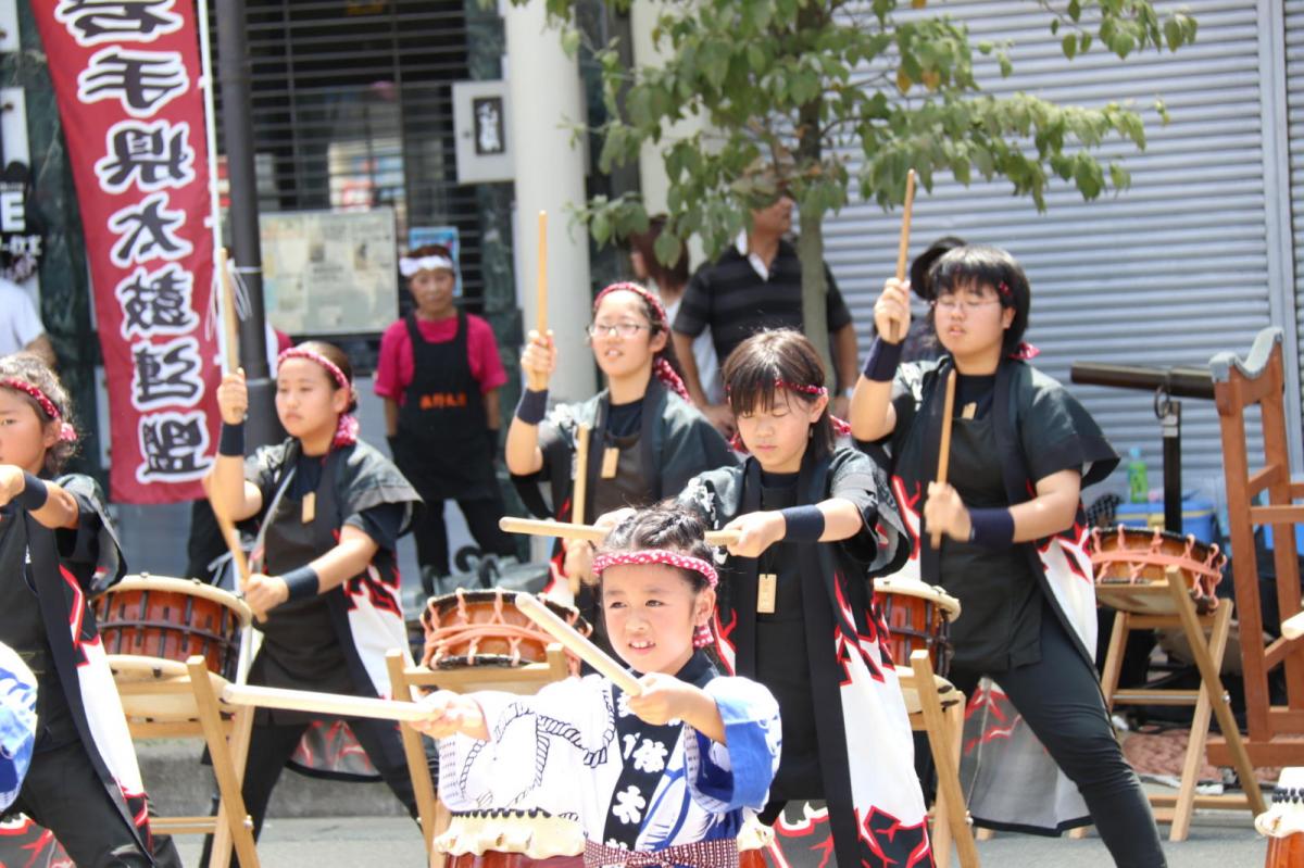 奥州水沢夏まつり2016 子供みこし・地方太鼓・干支和まつり・水沢ざっつぁかまつり 2016/08/06