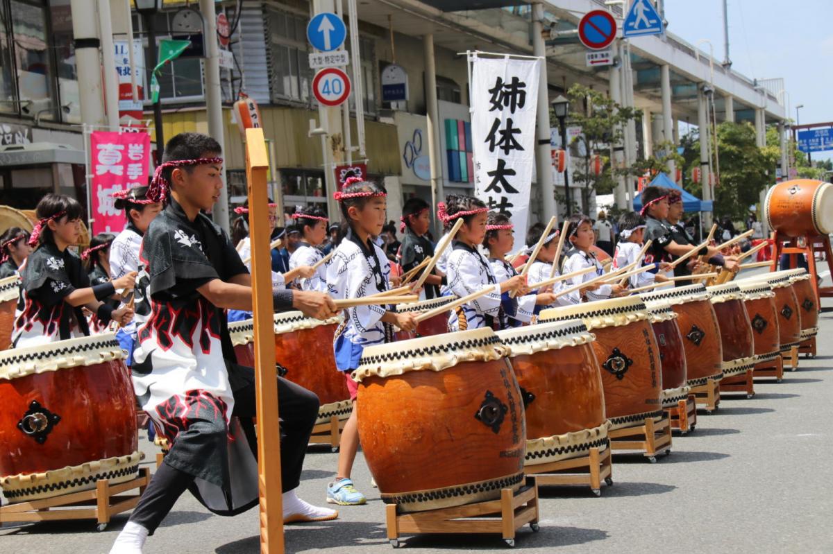 奥州水沢夏まつり2016 子供みこし・地方太鼓・干支和まつり・水沢ざっつぁかまつり 2016/08/06