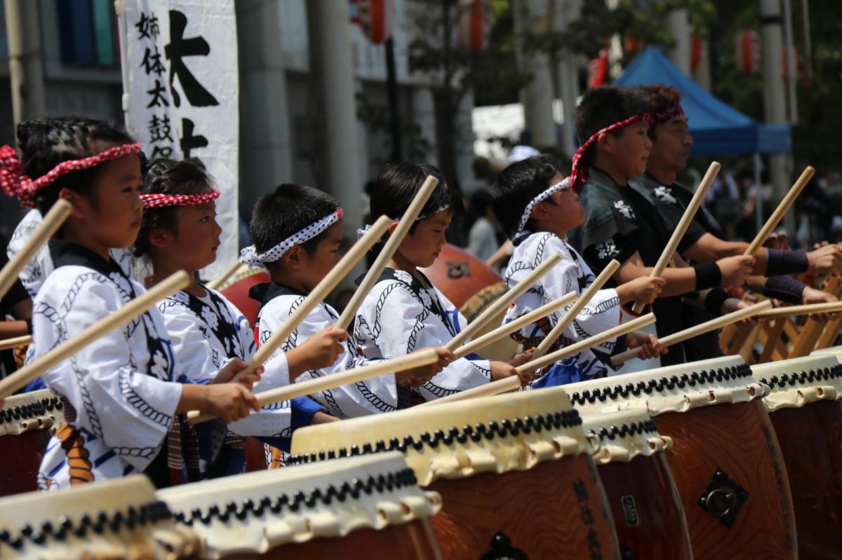 奥州水沢夏まつり2016 子供みこし・地方太鼓・干支和まつり・水沢ざっつぁかまつり 2016/08/06
