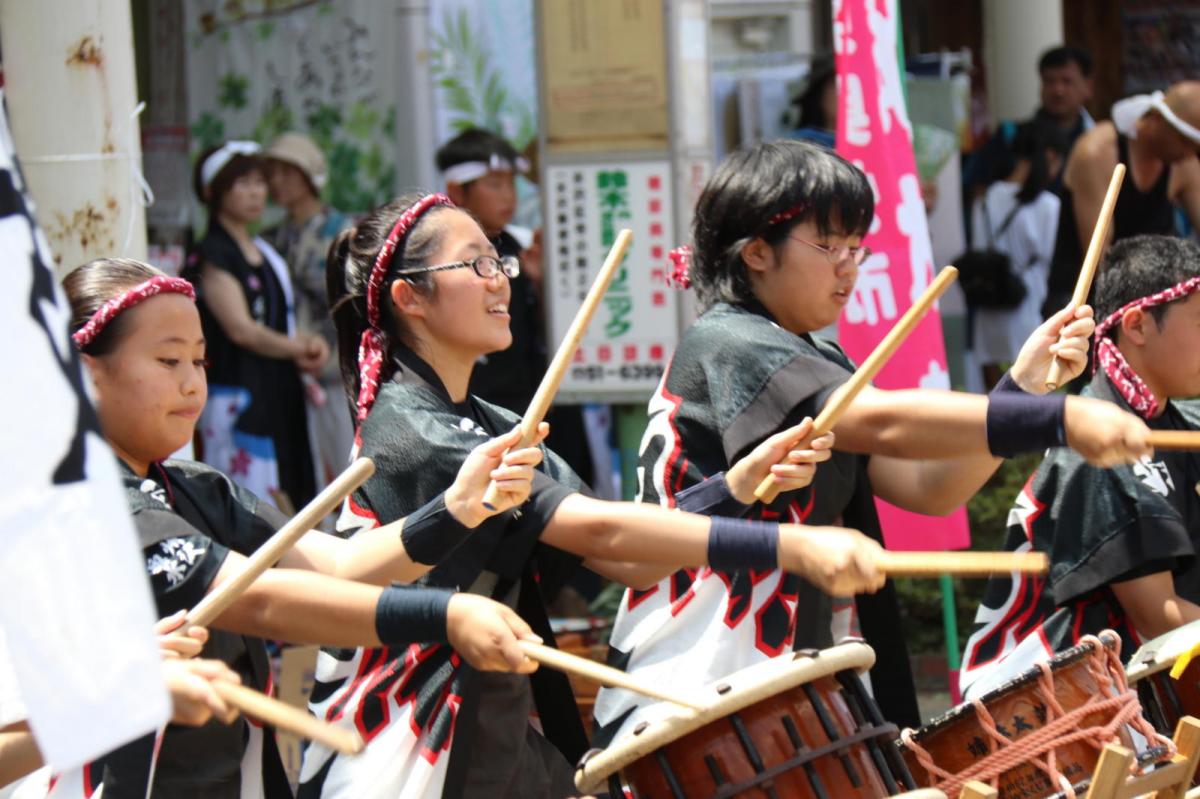 奥州水沢夏まつり2016 子供みこし・地方太鼓・干支和まつり・水沢ざっつぁかまつり 2016/08/06