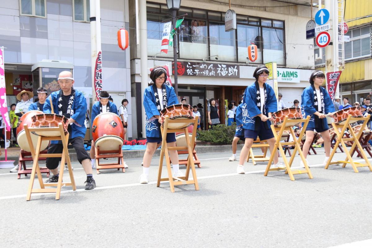 奥州水沢夏まつり2016 子供みこし・地方太鼓・干支和まつり・水沢ざっつぁかまつり 2016/08/06