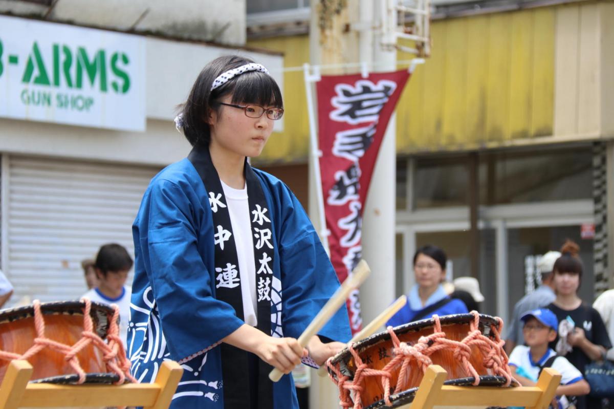 奥州水沢夏まつり2016 子供みこし・地方太鼓・干支和まつり・水沢ざっつぁかまつり 2016/08/06