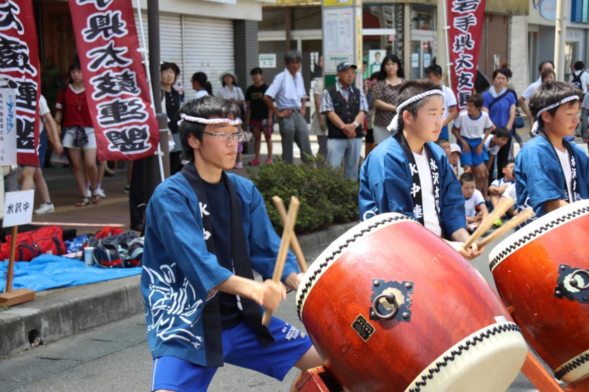 奥州水沢夏まつり2016 子供みこし・地方太鼓・干支和まつり・水沢ざっつぁかまつり 2016/08/06