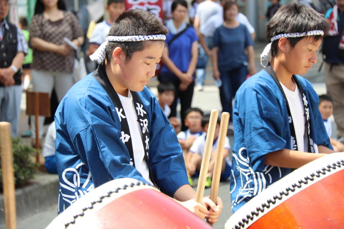 奥州水沢夏まつり2016 子供みこし・地方太鼓・干支和まつり・水沢ざっつぁかまつり 2016/08/06
