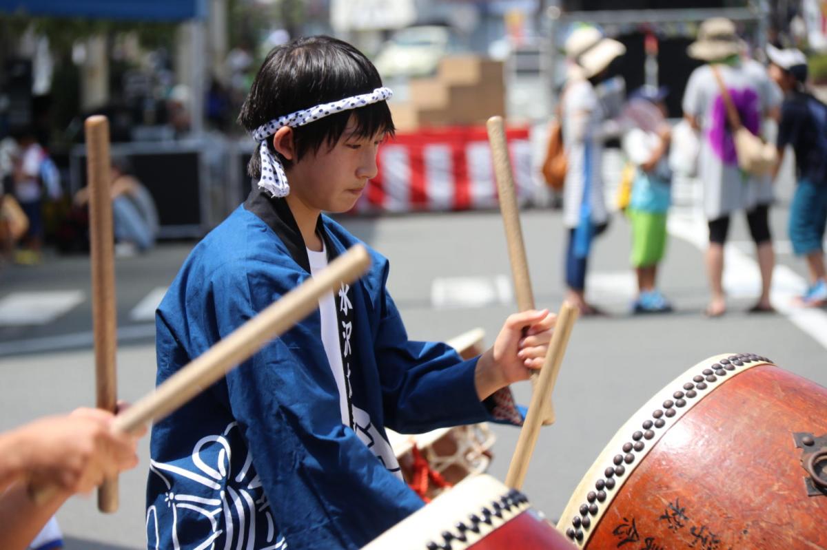 奥州水沢夏まつり2016 子供みこし・地方太鼓・干支和まつり・水沢ざっつぁかまつり 2016/08/06