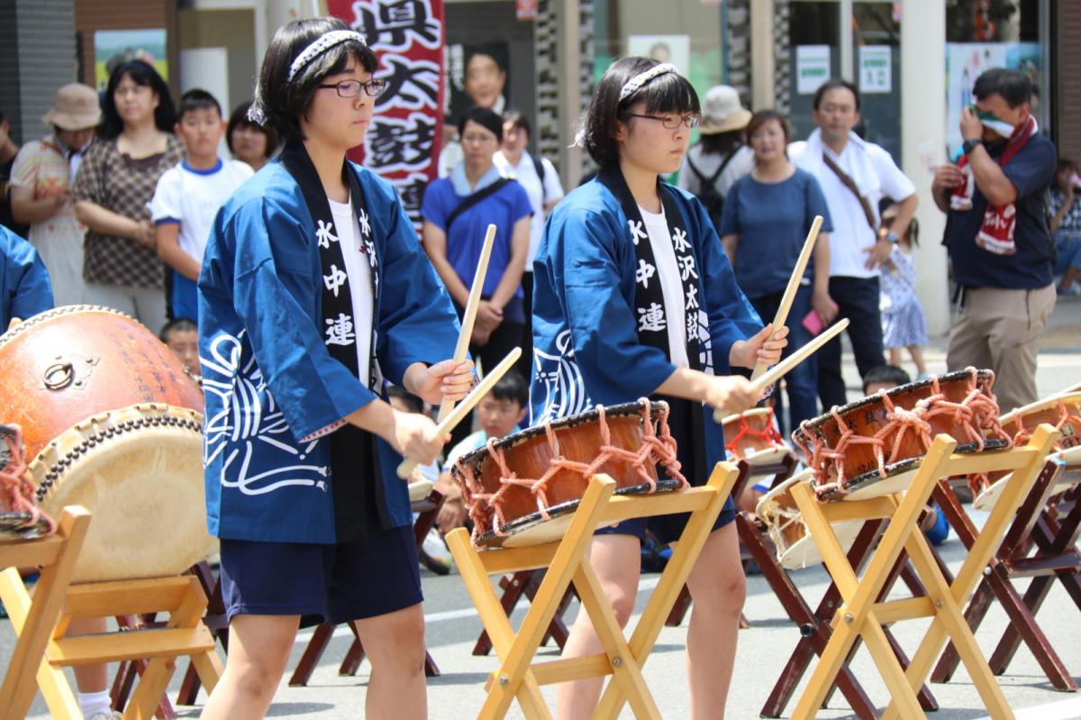 奥州水沢夏まつり2016 子供みこし・地方太鼓・干支和まつり・水沢ざっつぁかまつり 2016/08/06