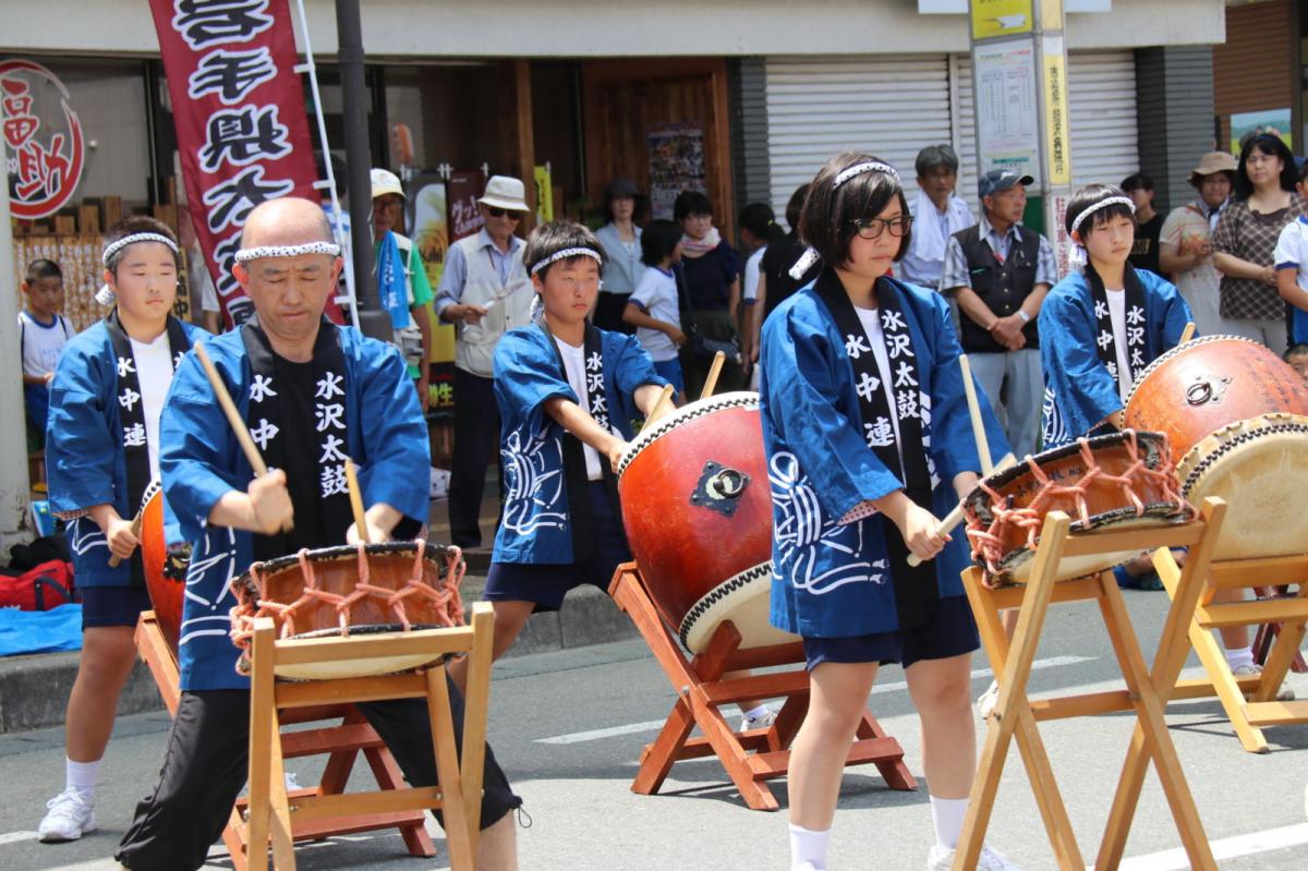 奥州水沢夏まつり2016 子供みこし・地方太鼓・干支和まつり・水沢ざっつぁかまつり 2016/08/06