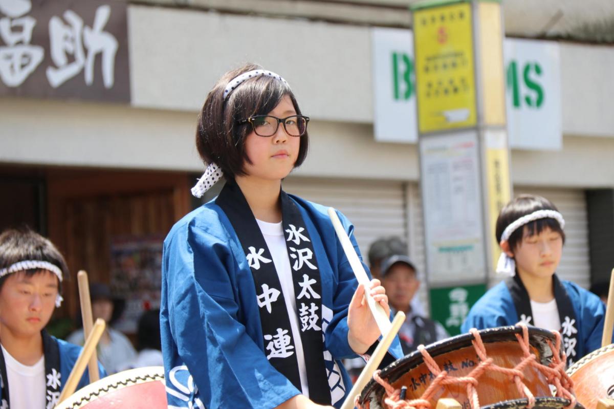 奥州水沢夏まつり2016 子供みこし・地方太鼓・干支和まつり・水沢ざっつぁかまつり 2016/08/06