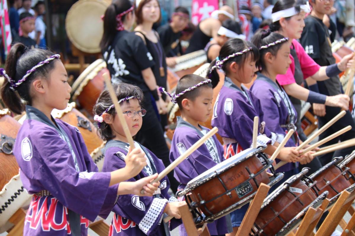 奥州水沢夏まつり2016 子供みこし・地方太鼓・干支和まつり・水沢ざっつぁかまつり 2016/08/06