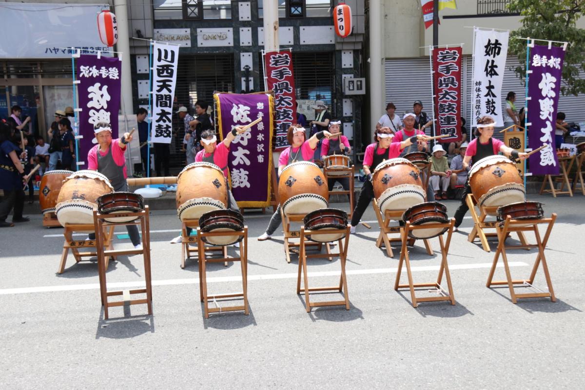奥州水沢夏まつり2016 子供みこし・地方太鼓・干支和まつり・水沢ざっつぁかまつり 2016/08/06